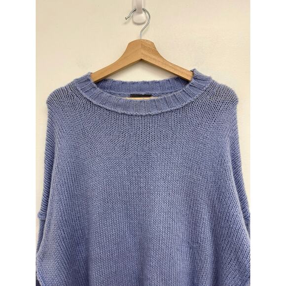 Wooden Ships Mohair Wool Blend Chunky Knit Boxy Relaxed Crew Neck Sweater M/L - Picture 3 of 11